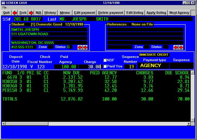 Agency Window
